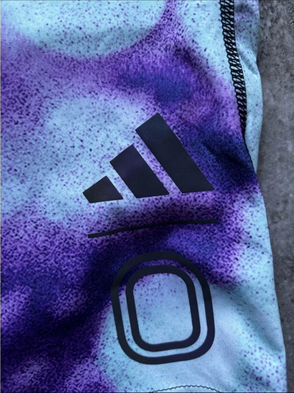 Adidas Overtime Into The Spotlight 3/4 Compression Cycling Tights Purple MEN XXL